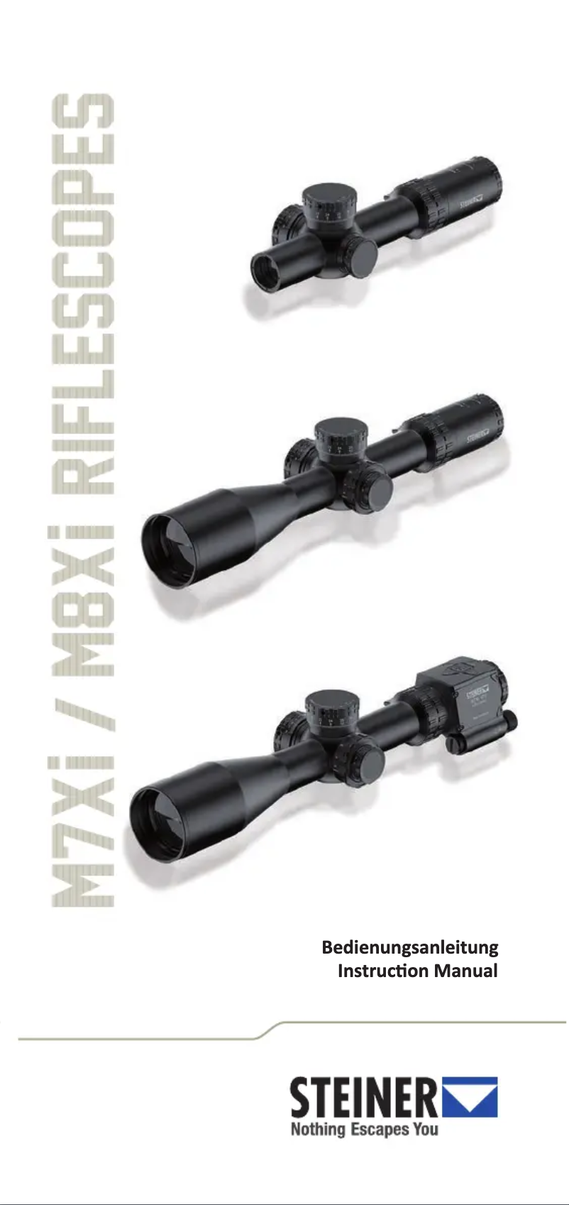 Page n°1 - Manuel utilisateur Steiner M7Xi 4-28x56