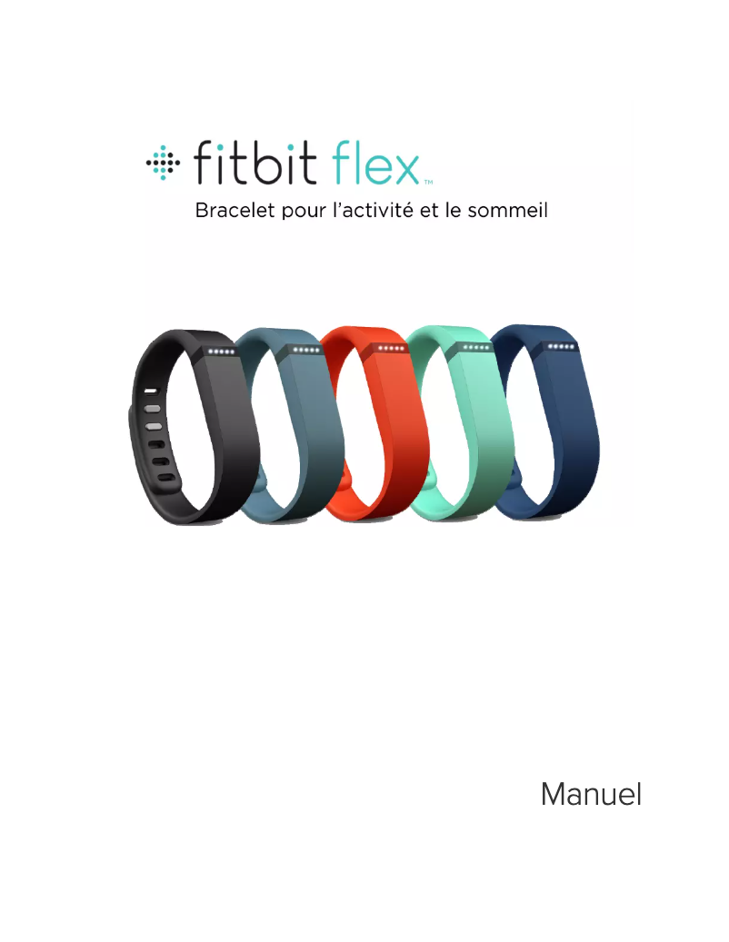Page 1 de la notice Manuel utilisateur Fitbit Flex
