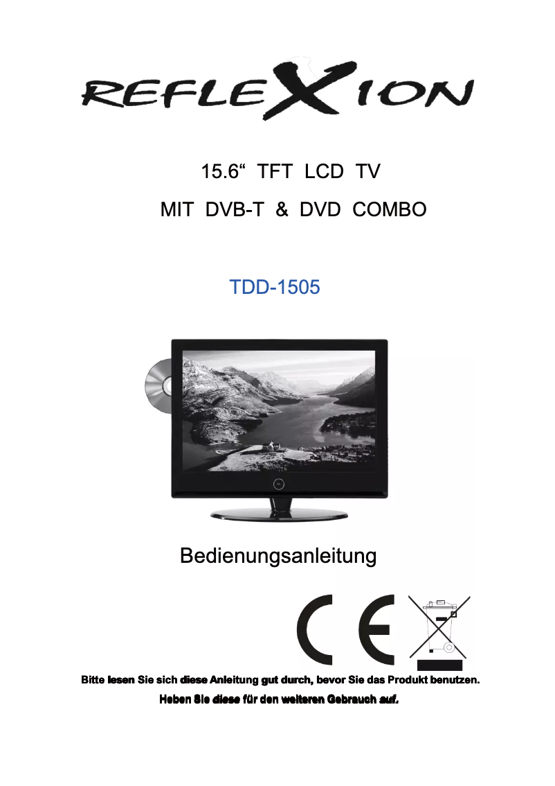 Página 1 del manual Manual de usuario Reflexion TDD 2200