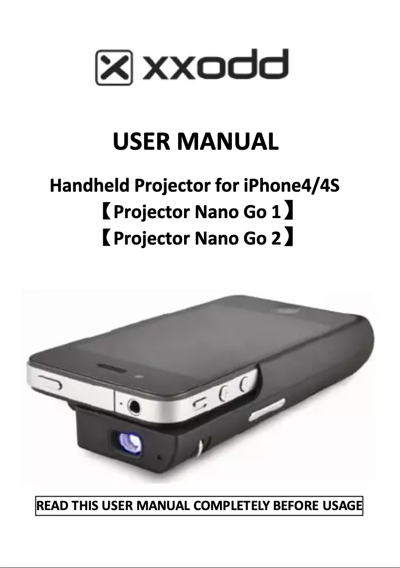 Image de la première page du manuel de l'appareil Nano Go 2