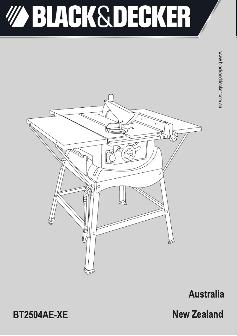 Page n°1 - Manuel utilisateur Black & Decker BT2504AE