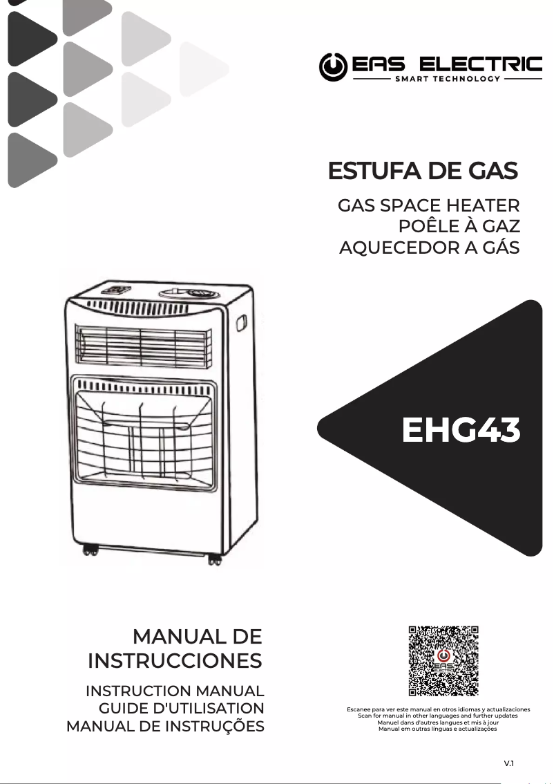 Page n°1 - Manuel utilisateur EAS Electric EHG43