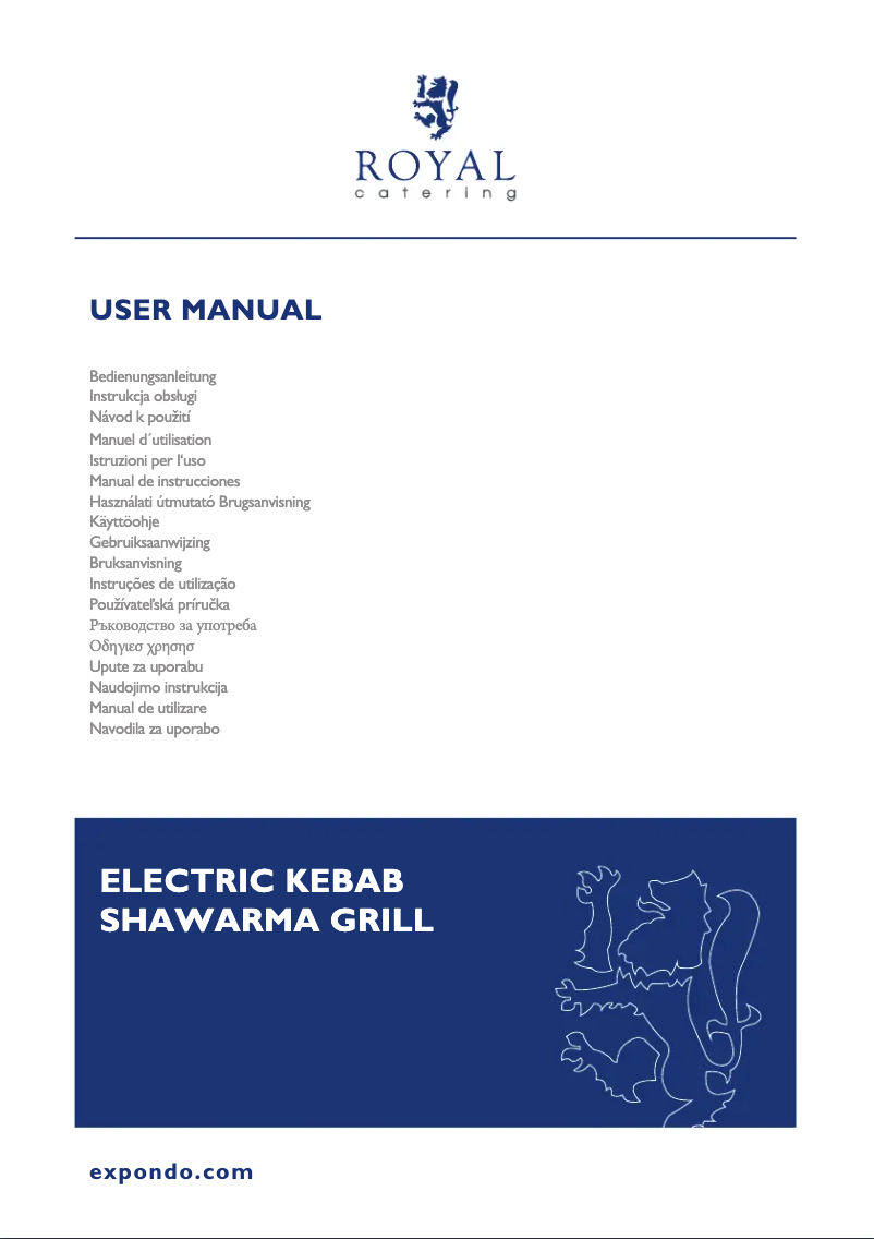 Página 1 del manual Manual de usuario Royal Catering RCEK-46