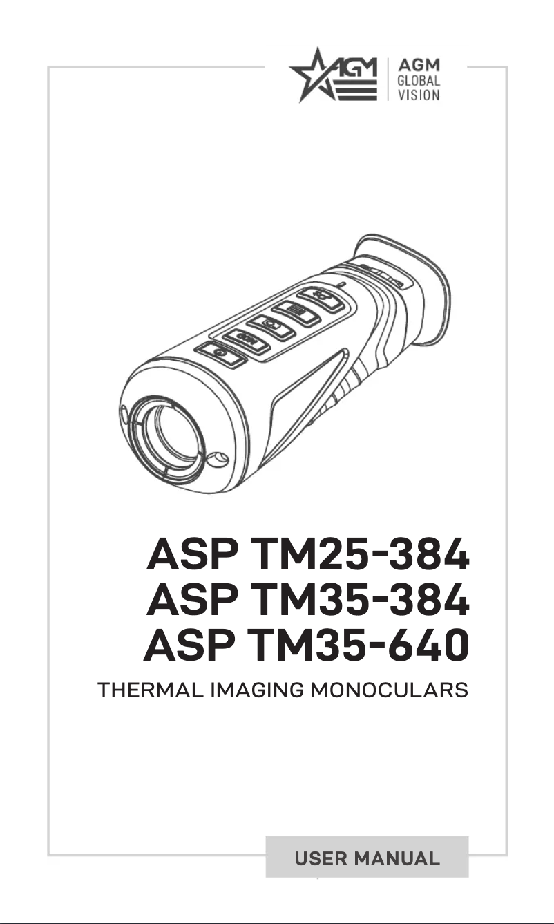 Page n°1 - Manuel utilisateur AGM ASP TM25-640