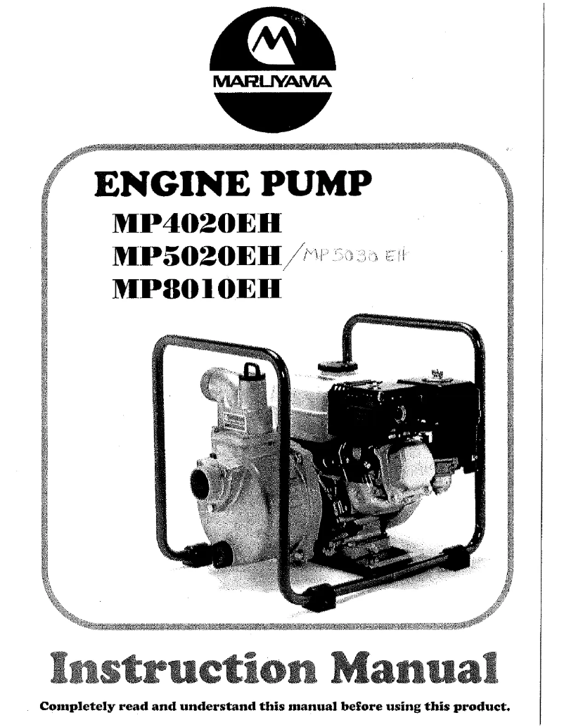 Page n°1 - Manuel utilisateur Maruyama MP5030EH