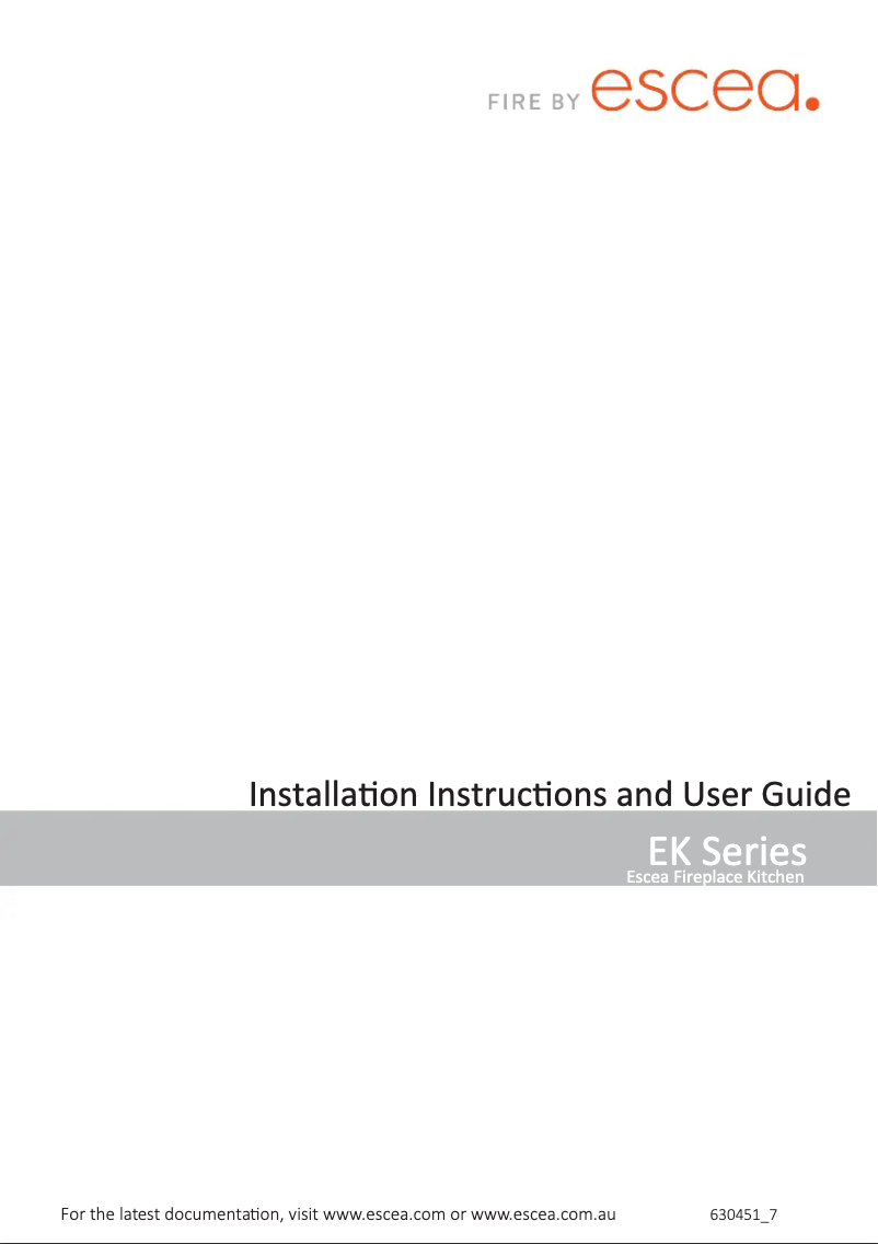 Image de la première page du manuel de l'appareil EK1250