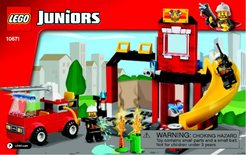 Page 1 de la notice Manuel utilisateur Lego Juniors 10671