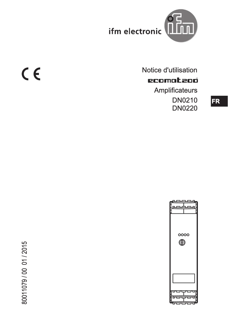 Image de la première page du manuel de l'appareil DN0220