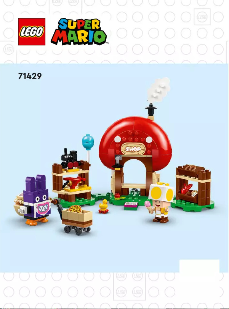 Page 1 de la notice Manuel utilisateur Lego Super Mario 71429