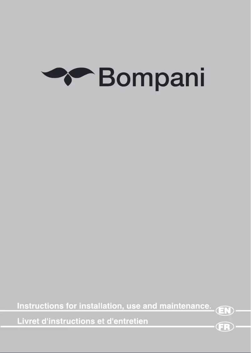 Página 1 del manual Manual de usuario Bompani BO05289E