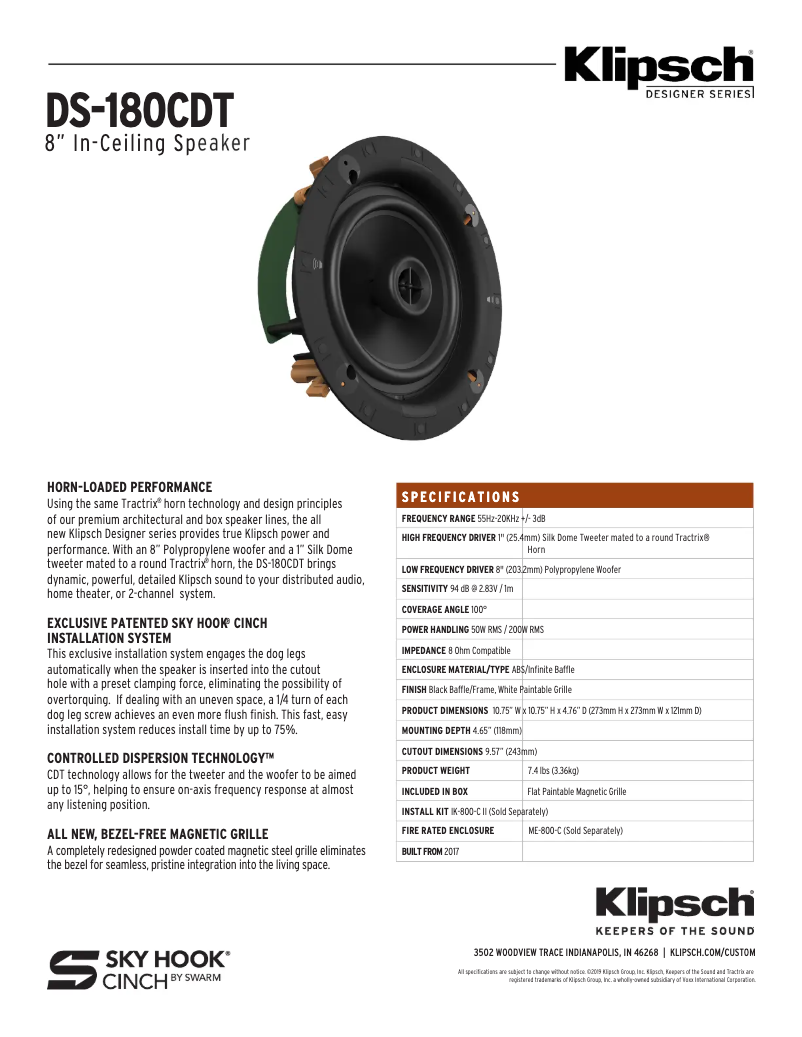 Image de la première page du manuel de l'appareil DS-180CDT