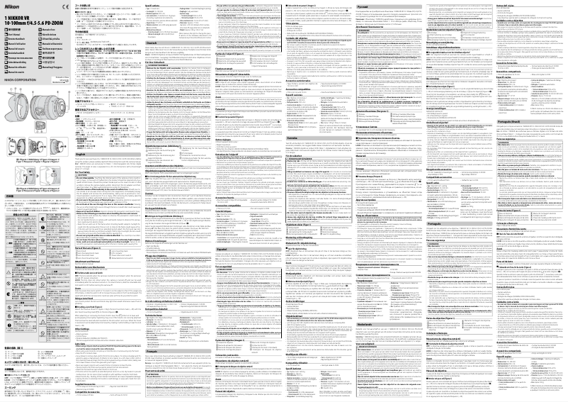 Page 1 de la notice Manuel utilisateur Nikon 1 10-100mm f/4.5-5.6 VR PD-Zoom