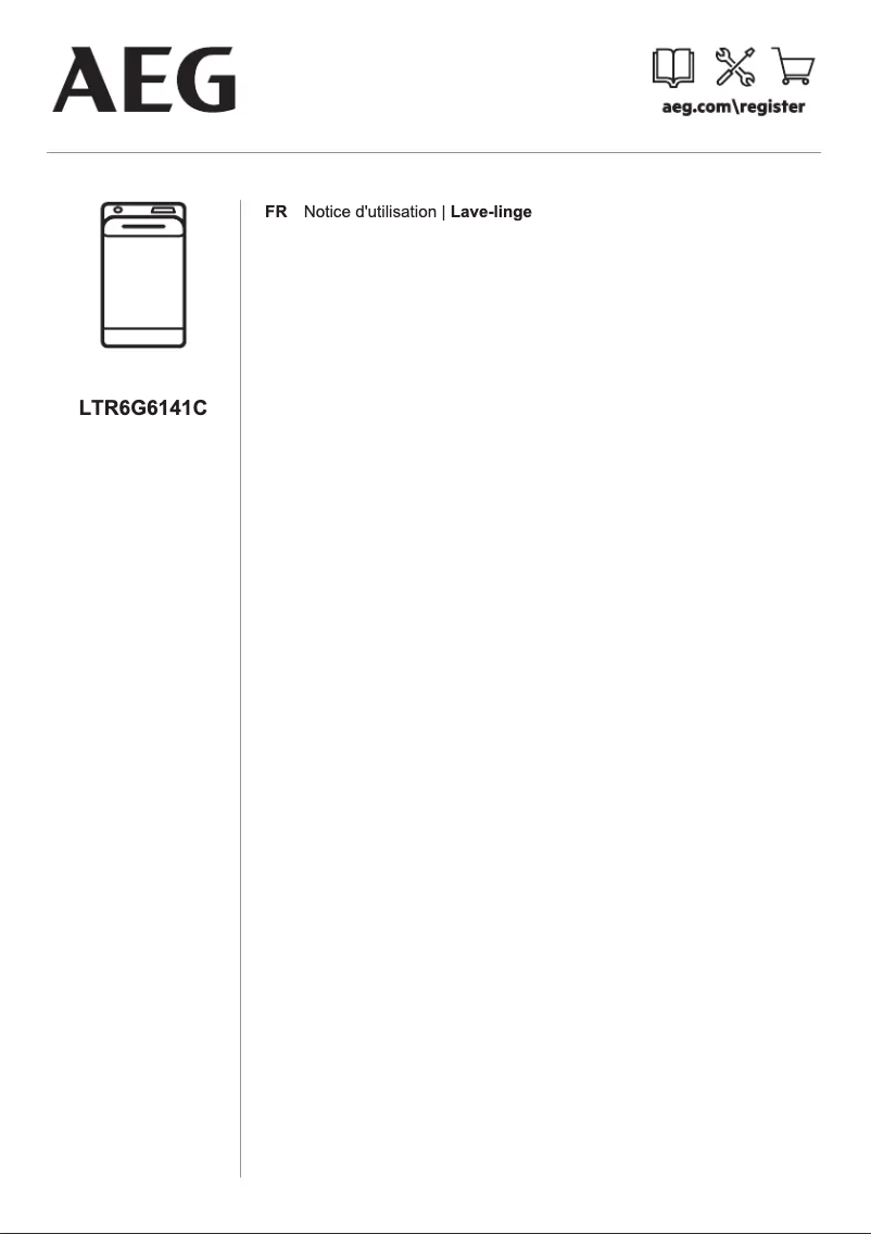 Page n°1 - Manuel utilisateur AEG LTR6G6141C