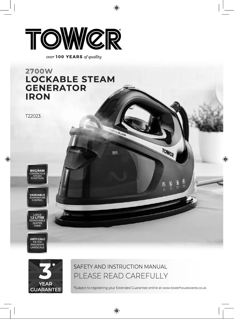 Image de la première page du manuel de l'appareil T22023GLD