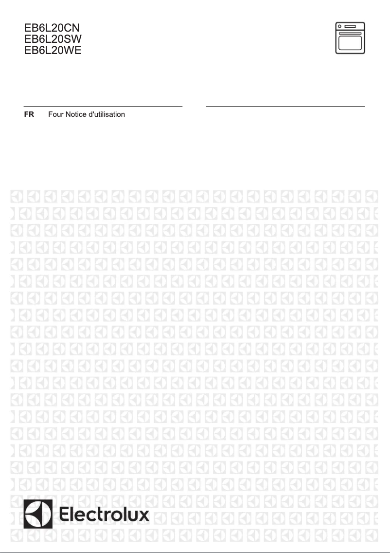 Page 1 de la notice Manuel utilisateur Electrolux EB6L20WE