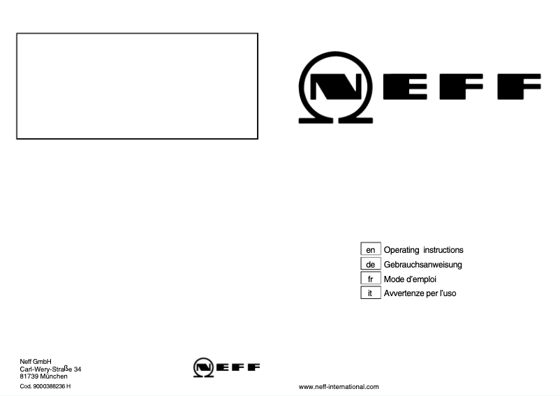 Image de la première page du manuel de l'appareil T22S46N0