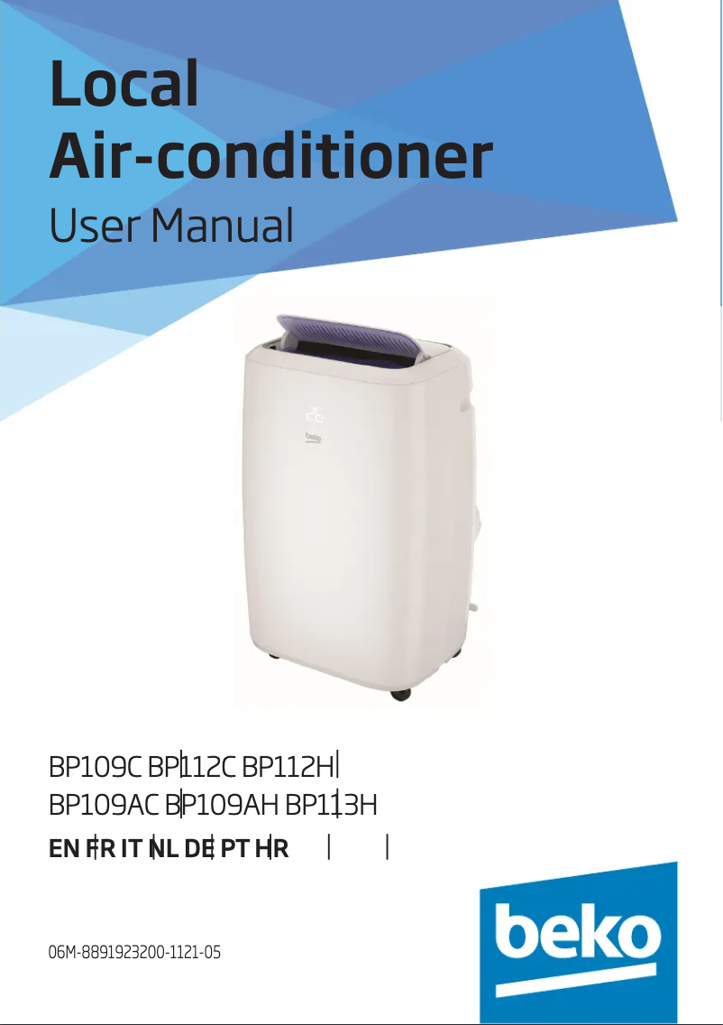 Page 1 de la notice Manuel utilisateur Beko BP109C