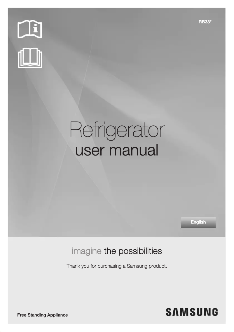 Image de la première page du manuel de l'appareil RB33T307026