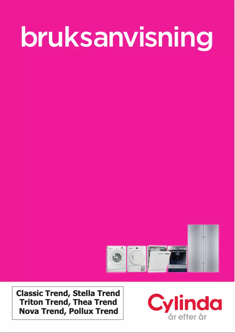 Page 1 de la notice Manuel utilisateur Cylinda TRITON TREND 90 VIT