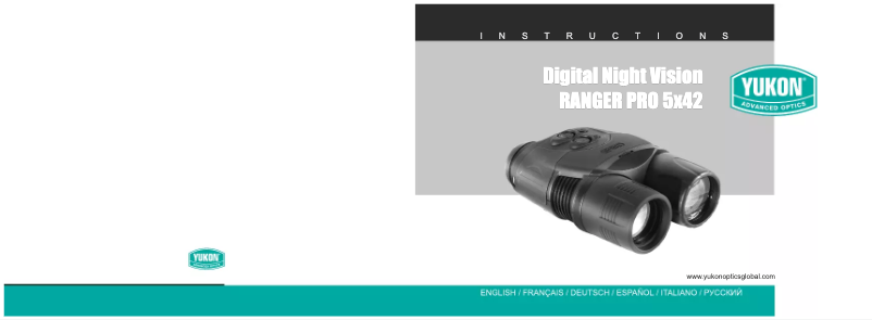 Page 1 de la notice Manuel utilisateur Yukon Digital NV Ranger 5x42