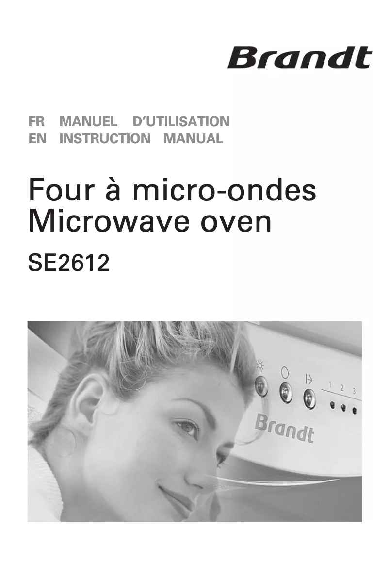 Page n°1 - Manuel utilisateur Brandt SE2612B