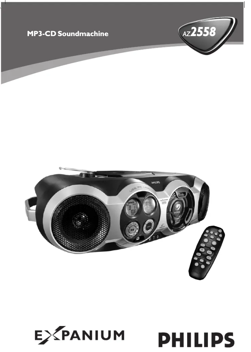 Página 1 del manual Manual de usuario Philips AZ2538