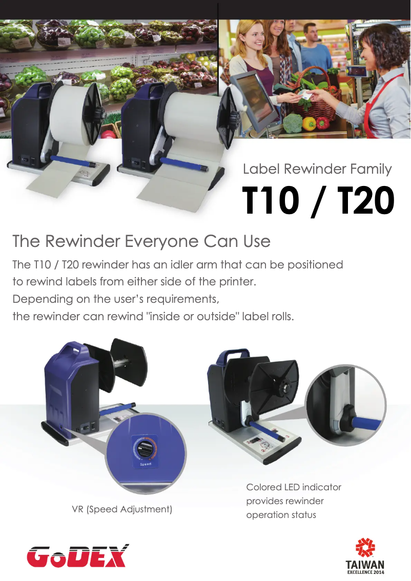 Page 1 de la notice Brochure Godex T20