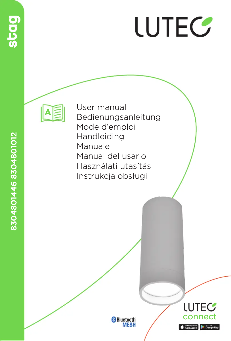 Image de la première page du manuel de l'appareil Stag