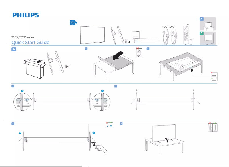 Image de la première page du manuel de l'appareil 50PUS7505