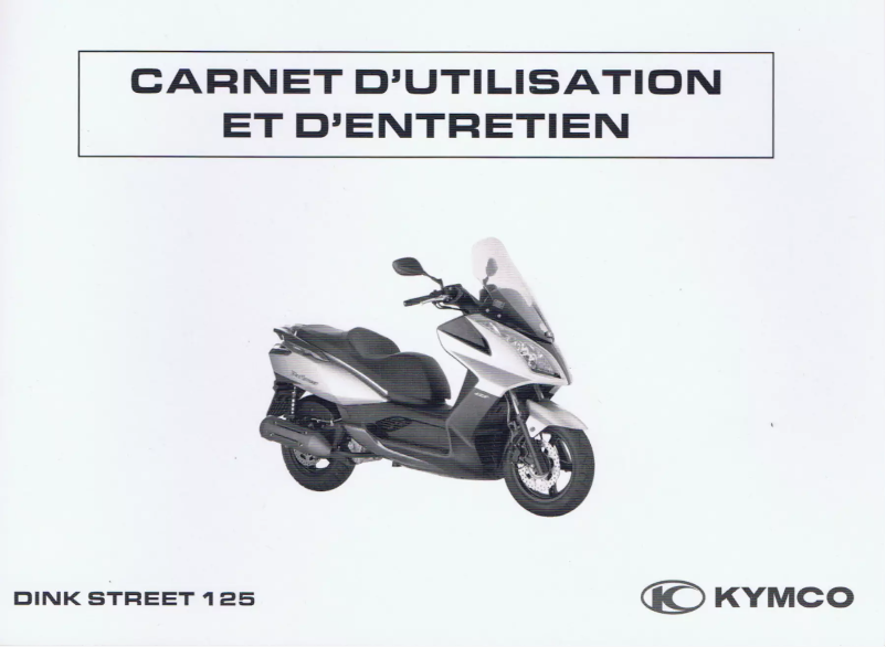 Página 1 del manual Manual de usuario Kymco Dink Street 125