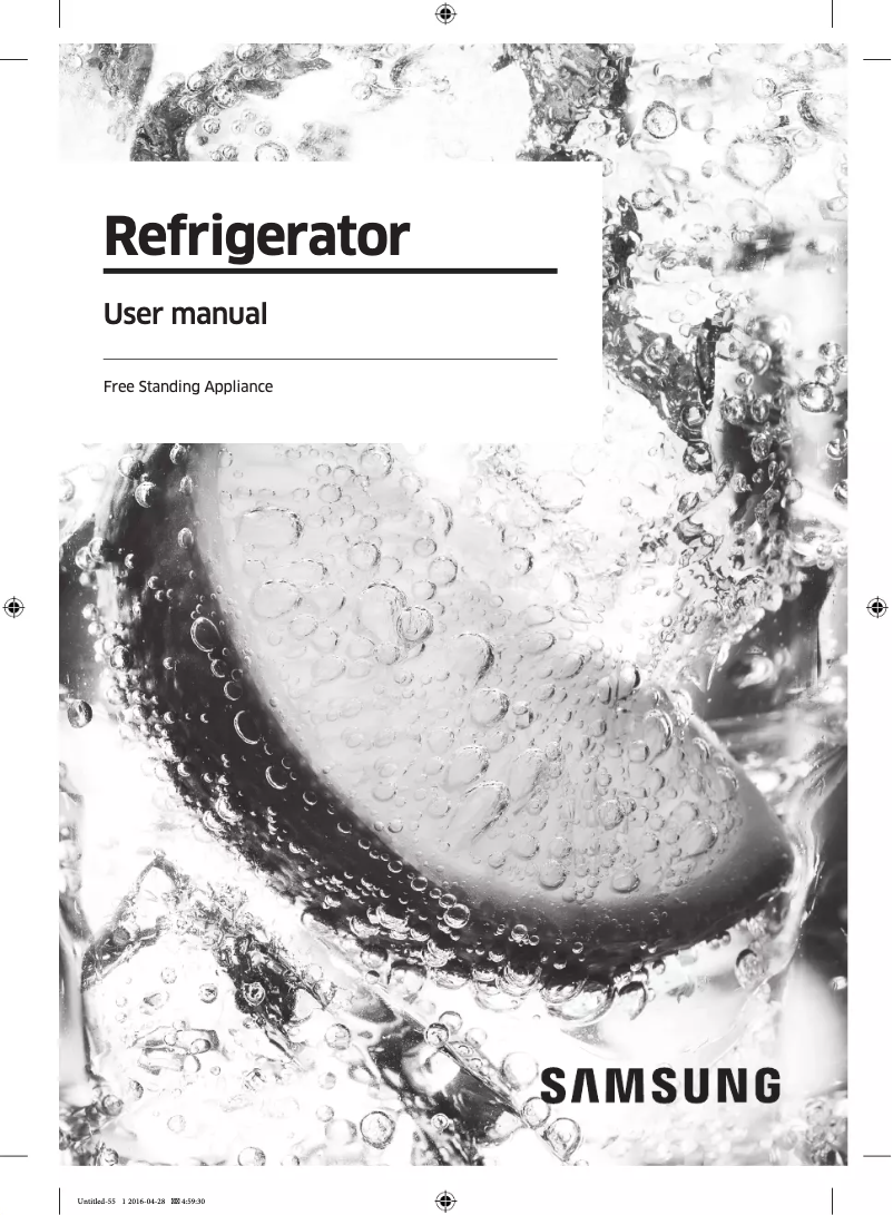 Image de la première page du manuel de l'appareil RT28K3032S8