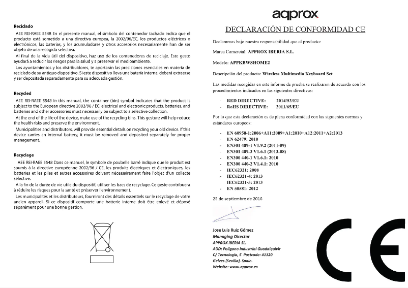 Image de la première page du manuel de l'appareil appKBWSHOME2