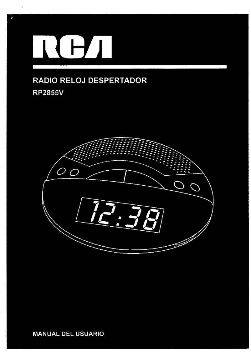 Image de la première page du manuel de l'appareil RP2855V