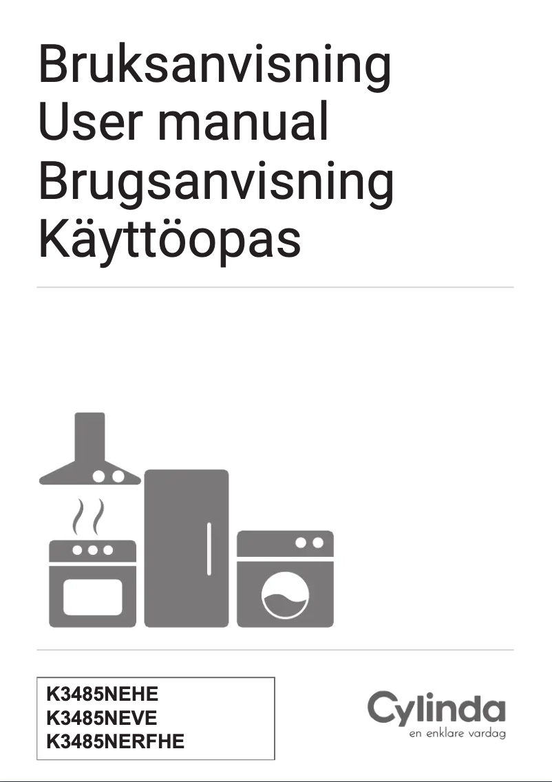 Image de la première page du manuel de l'appareil K3485NEVE