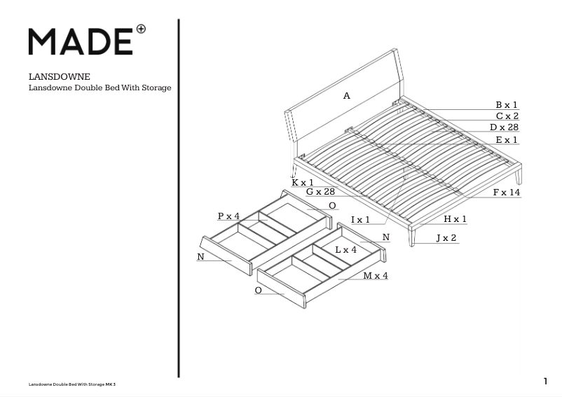 Image de la première page du manuel de l'appareil Lansdowne