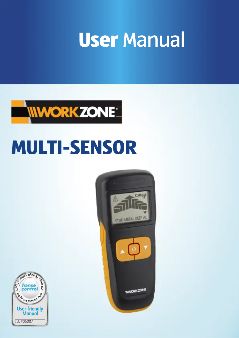 Página 1 del manual Manual de usuario Workzone GT-MM-12