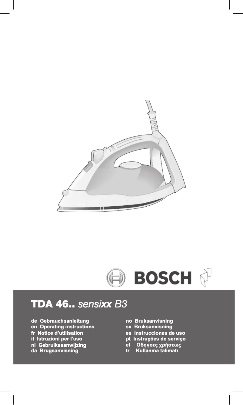 Page 1 de la notice Manuel utilisateur Bosch Sensixx B3 secure TDA4630