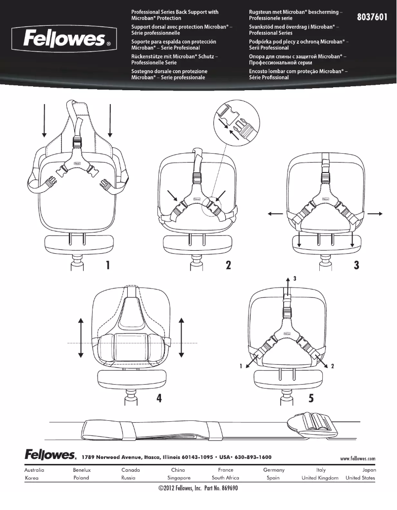 Page n°1 - Manuel utilisateur Fellowes FEL8037601