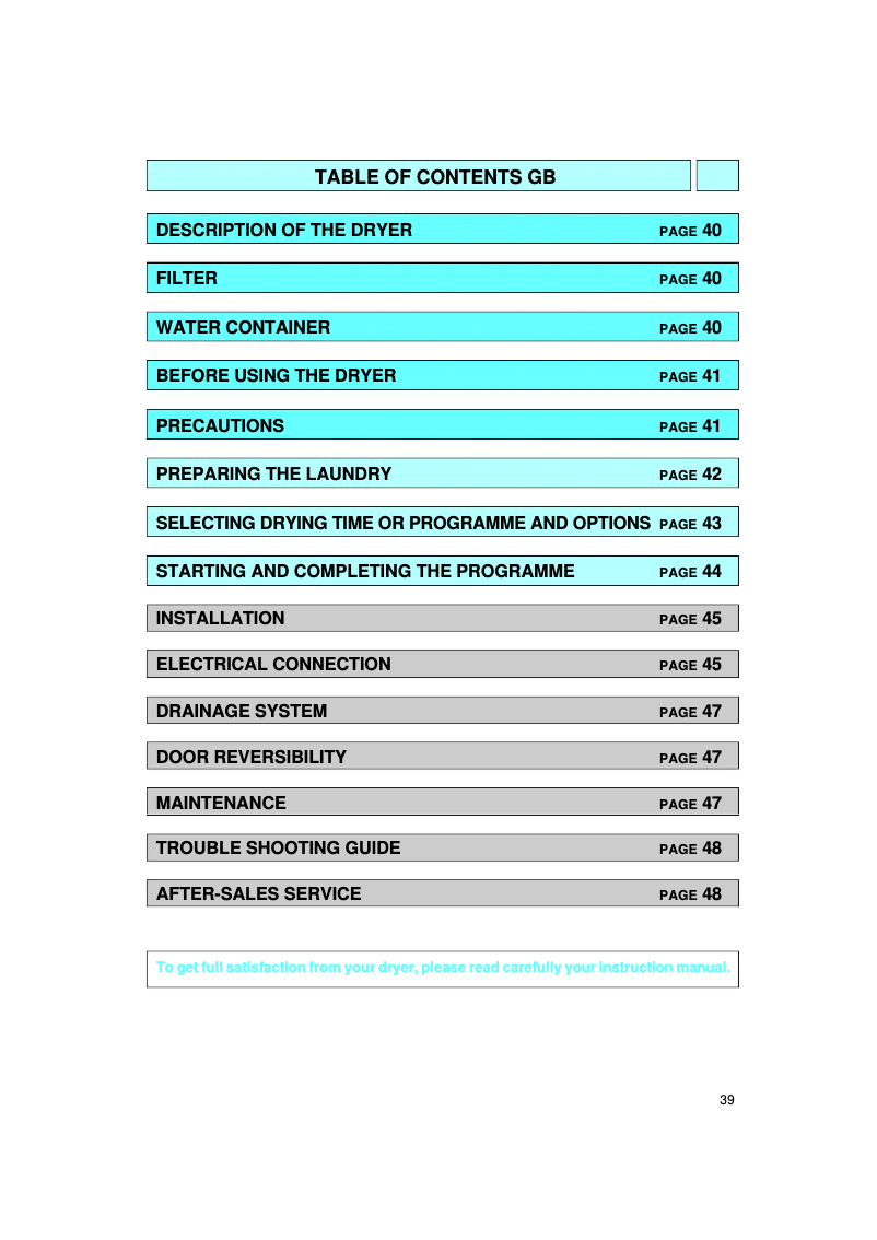 Image de la première page du manuel de l'appareil AWZ 565/3