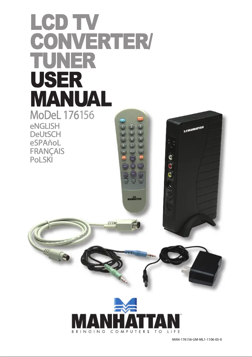 Image de la première page du manuel de l'appareil 176156