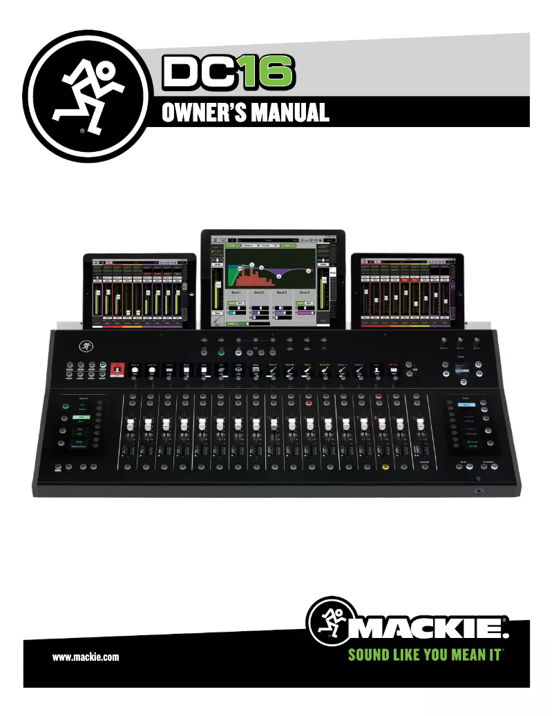 Página 1 del manual Manual de usuario Mackie DC-16