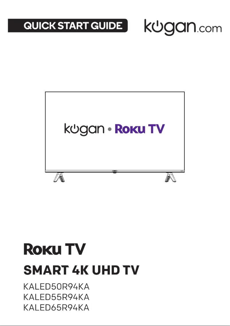 Page 1 de la notice Manuel utilisateur Kogan KALED65R94KA
