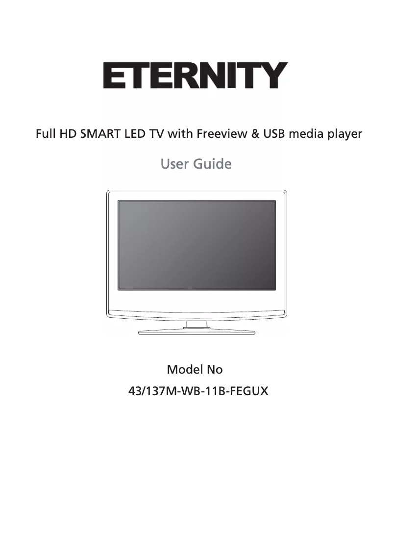 Page n°1 - Manuel utilisateur Eternity 43/137M-WB-11B-FEGUX-UK