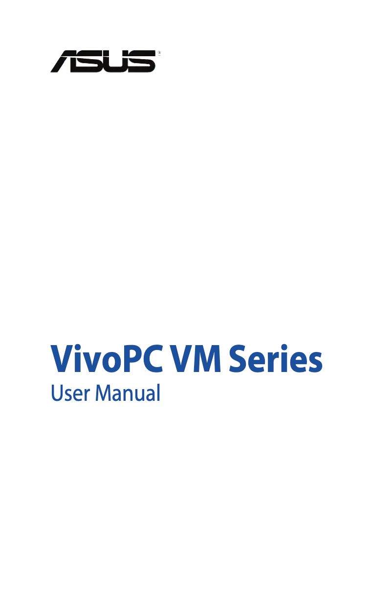 Image de la première page du manuel de l'appareil VivoPC VM6