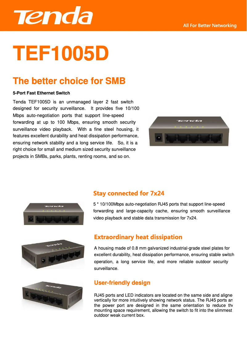 Image de la première page du manuel de l'appareil TEF1005D