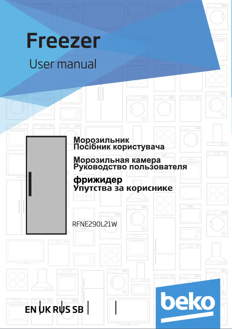Image de la première page du manuel de l'appareil RFNE290L21W