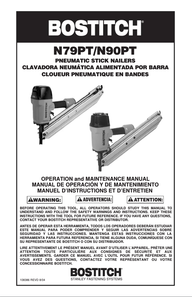 Page 1 de la notice Manuel utilisateur Black & Decker G850