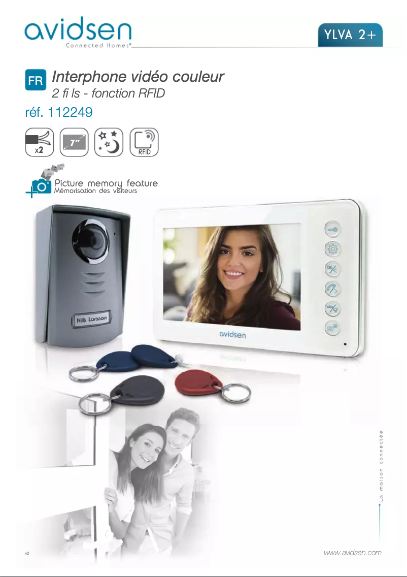 Image de la première page du manuel de l'appareil YLVA 2+ 112249