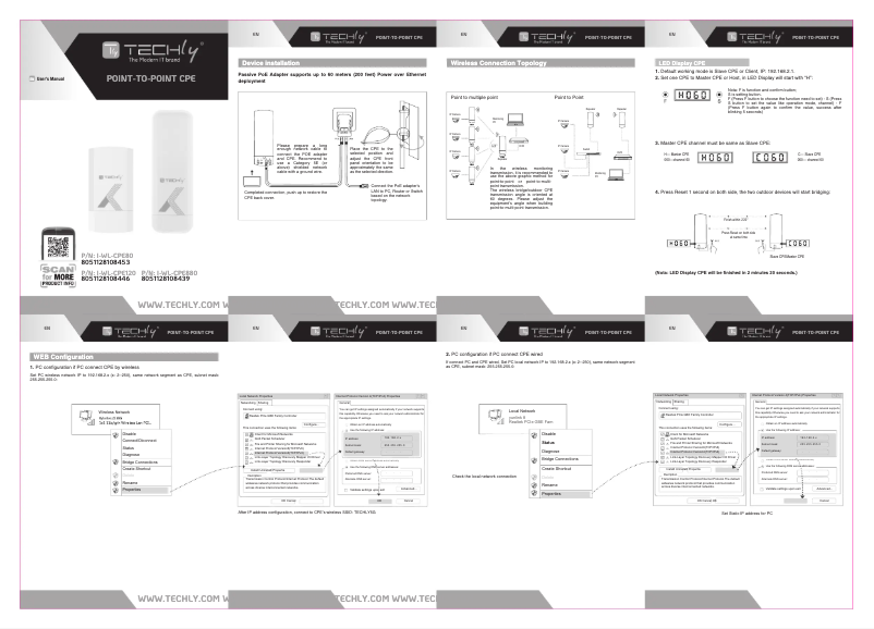 Page n°1 - Manuel utilisateur Techly I-WL-CPE120