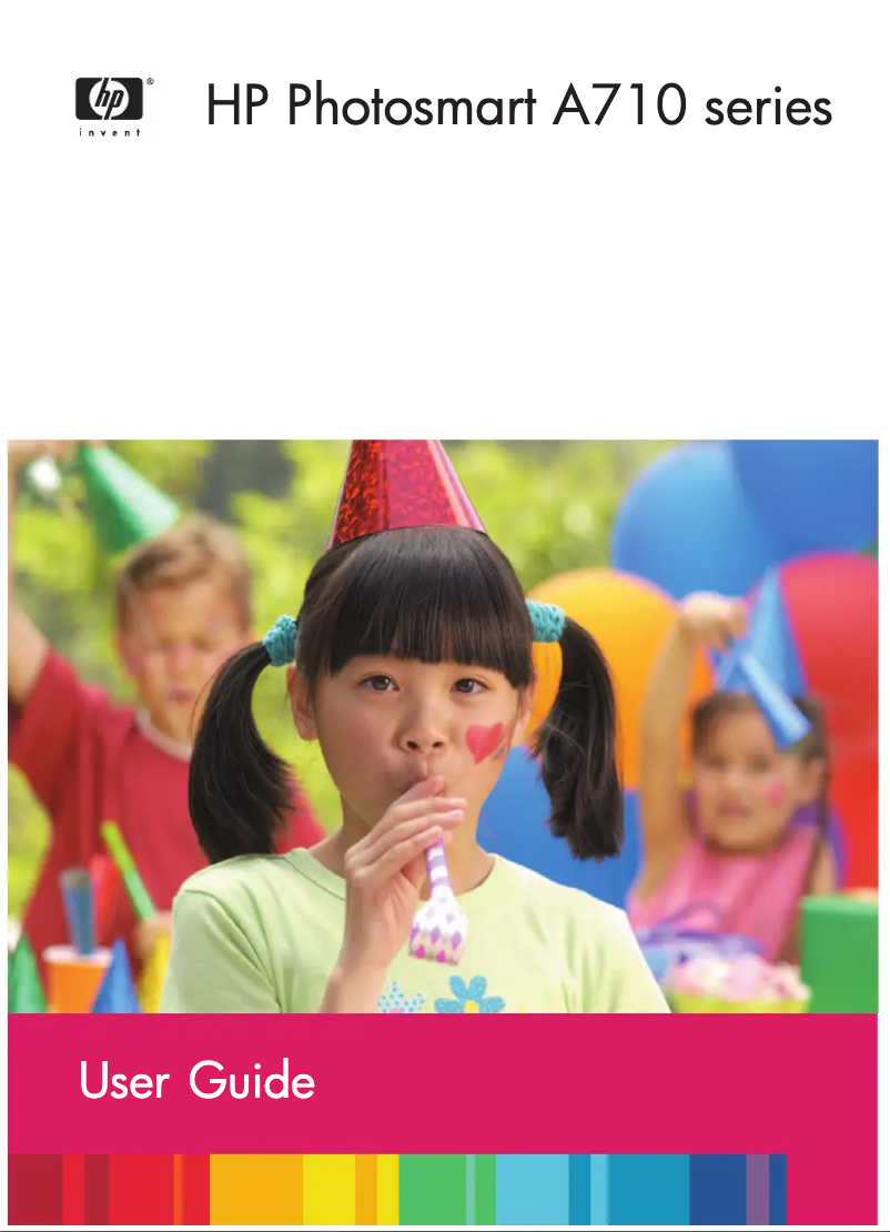 Image de la première page du manuel de l'appareil Photosmart A717